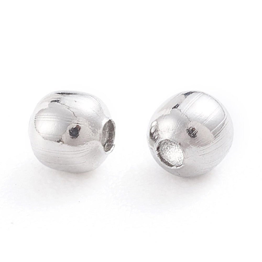 2mm Hollow Round Spacer Beads - Choose Your Color
