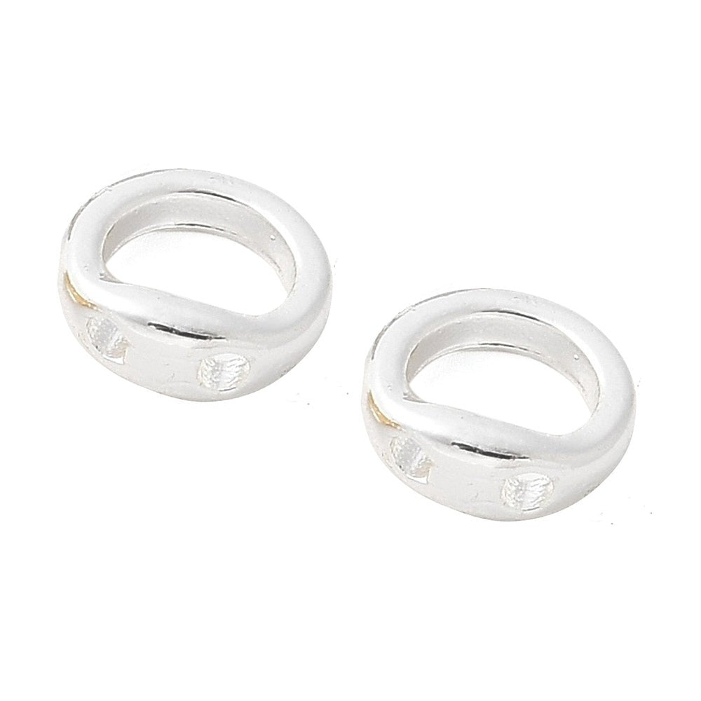 *20* 5mm Plated Brass End Loop Wire Protectors - Choose Your Color