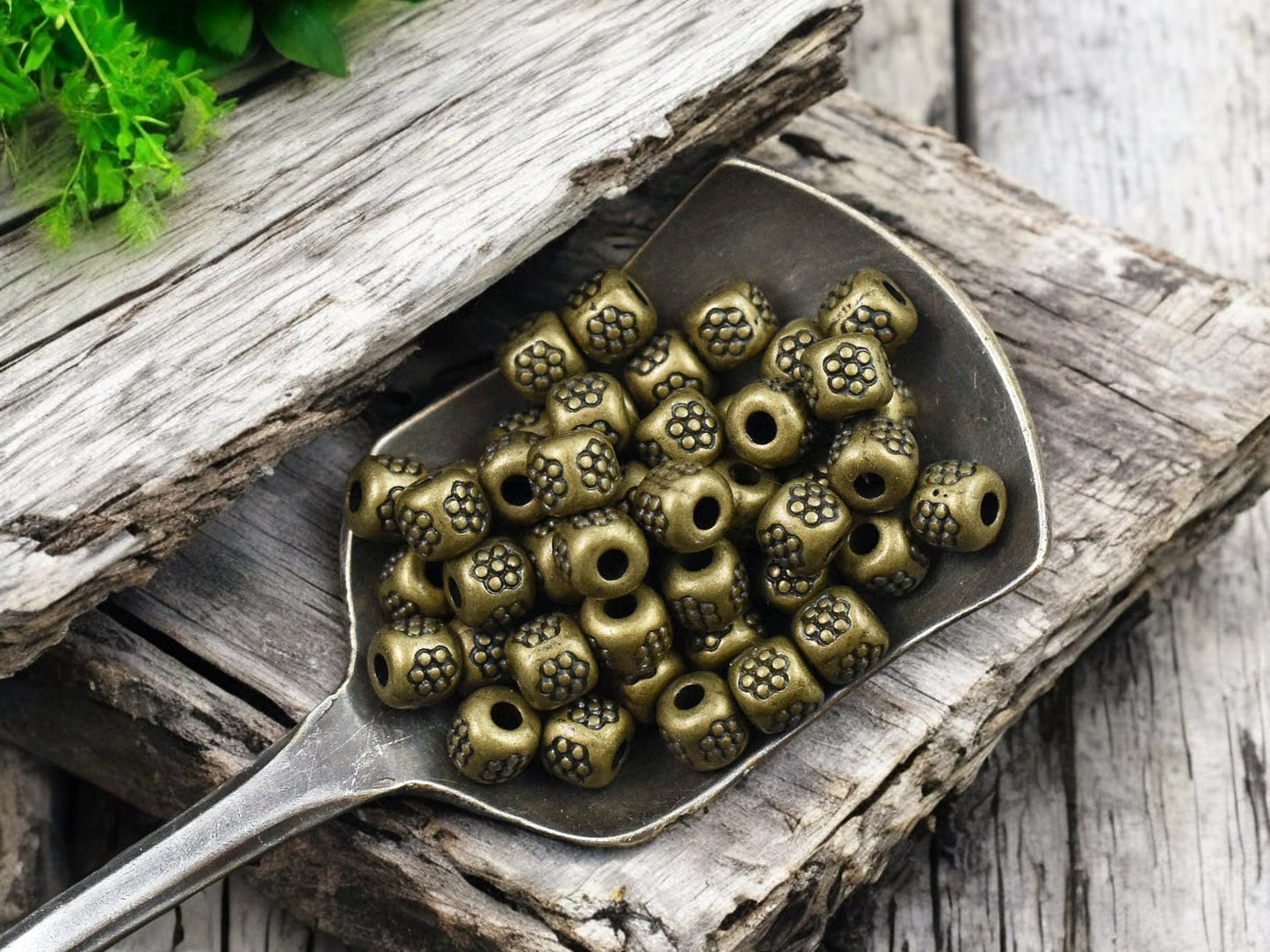 *250* 4mm Antique Bronze Barrel Spacer Beads