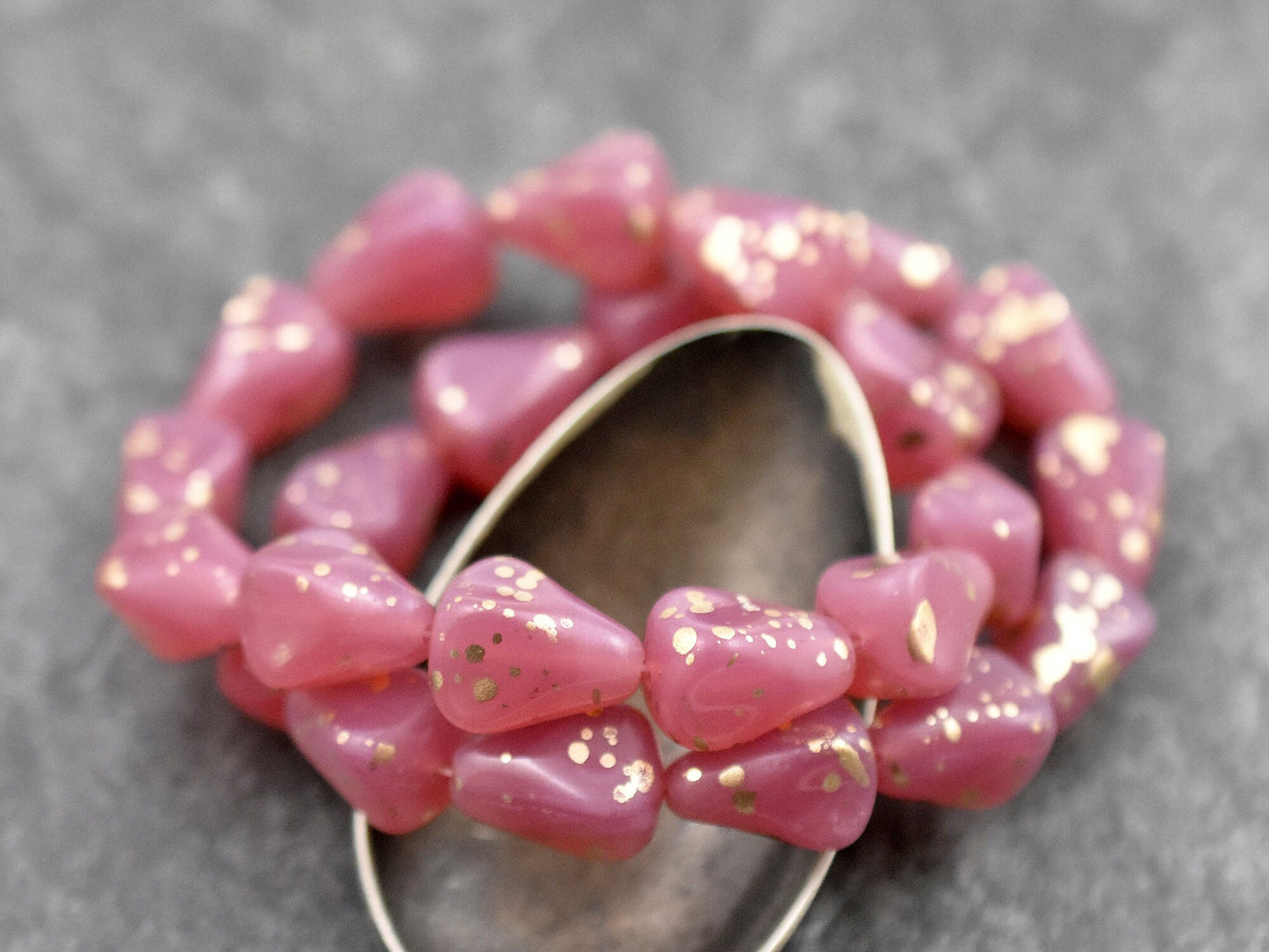 Czech Glass Beads - Drop Beads - Teardrop Beads - 12pcs - 13x12mm - (3510)