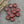 Flower Beads - Picasso Beads - Czech Glass Beads - 7mm Flower Beads - Red Flower Beads - 12pcs - (4550)