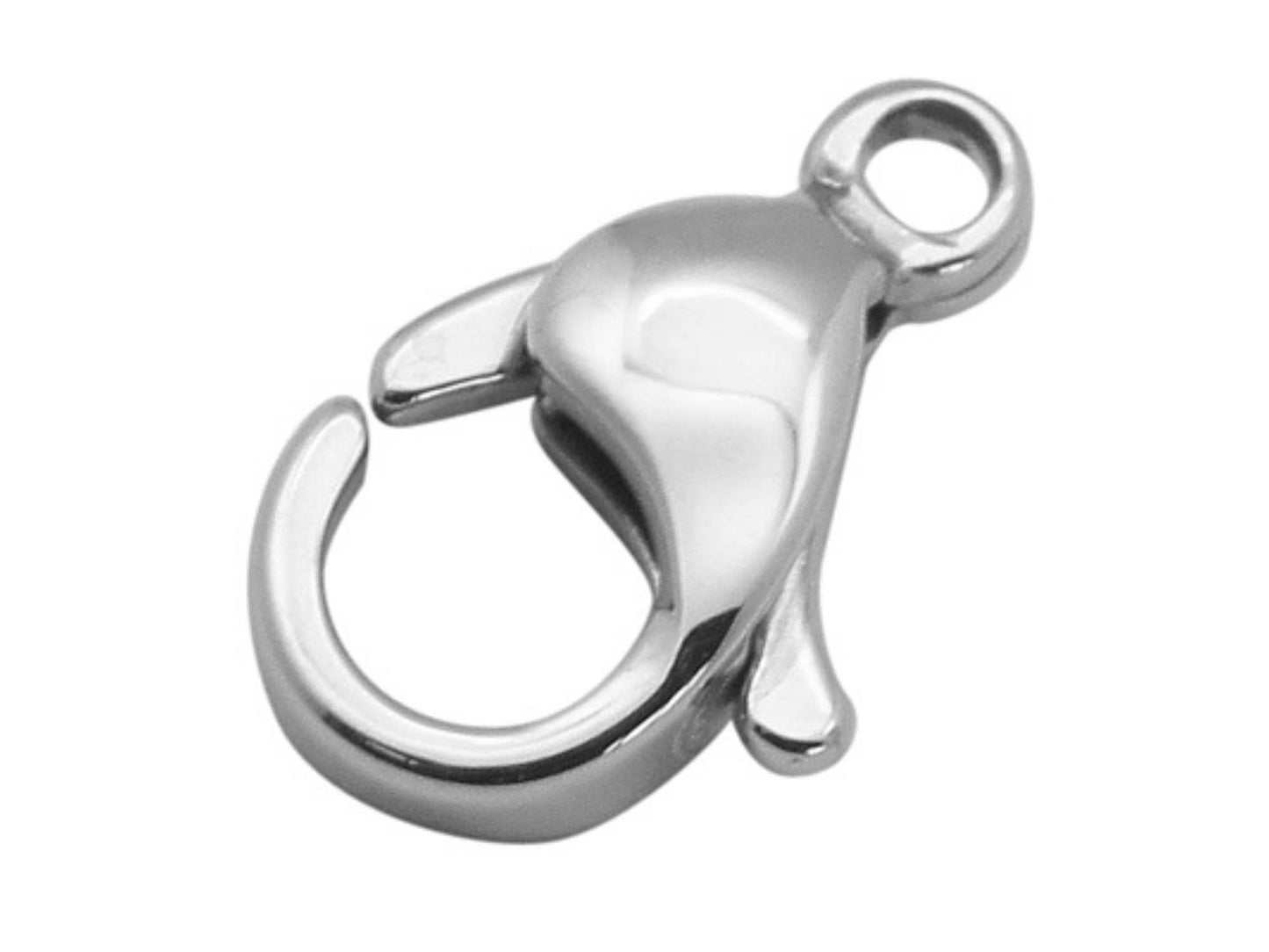 304 Stainless Steel Lobster Clasps -- Choose your size