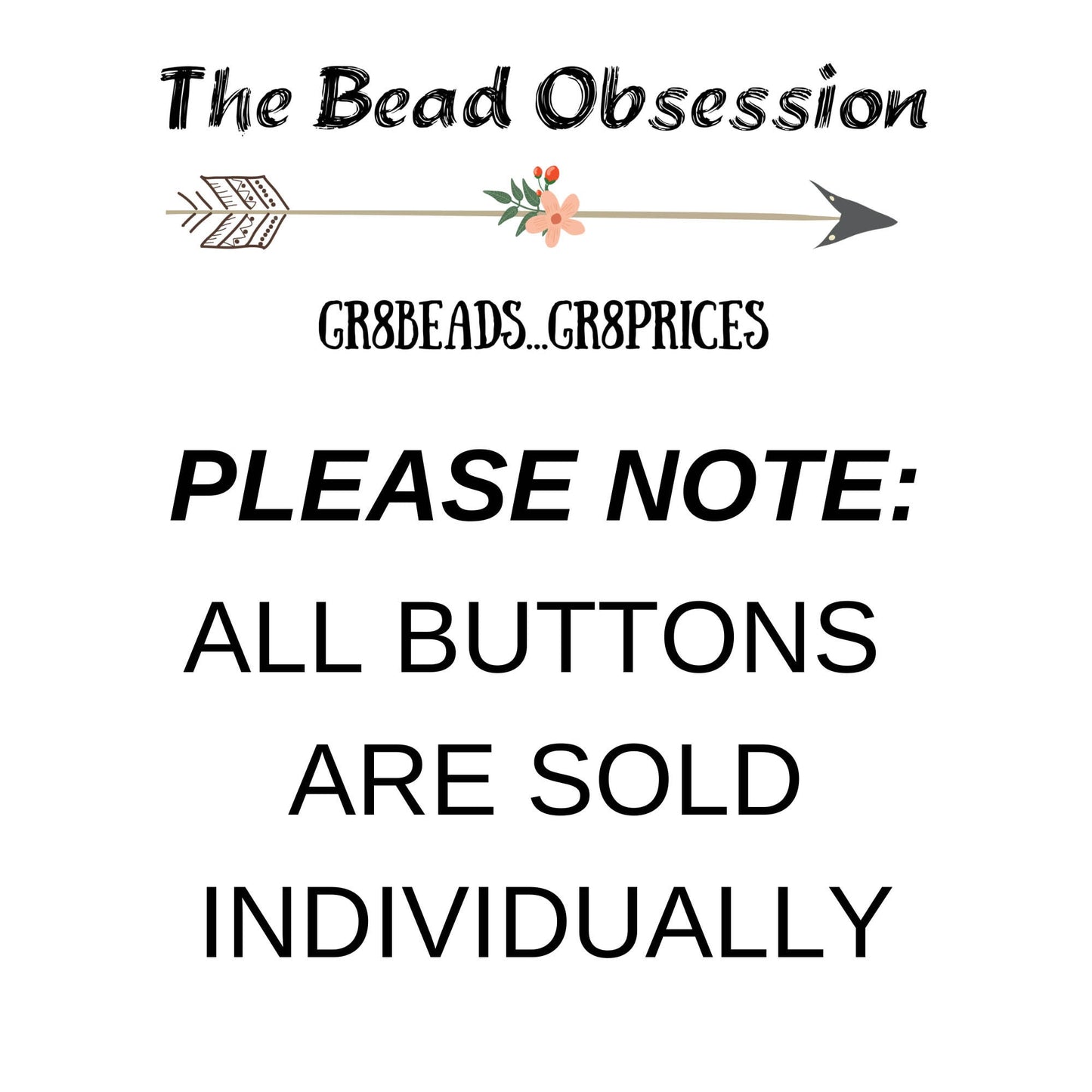 Czech Glass Buttons - Shank Buttons - Sunflower Button - Handmade Button - 32mm - (2489) 1pcs