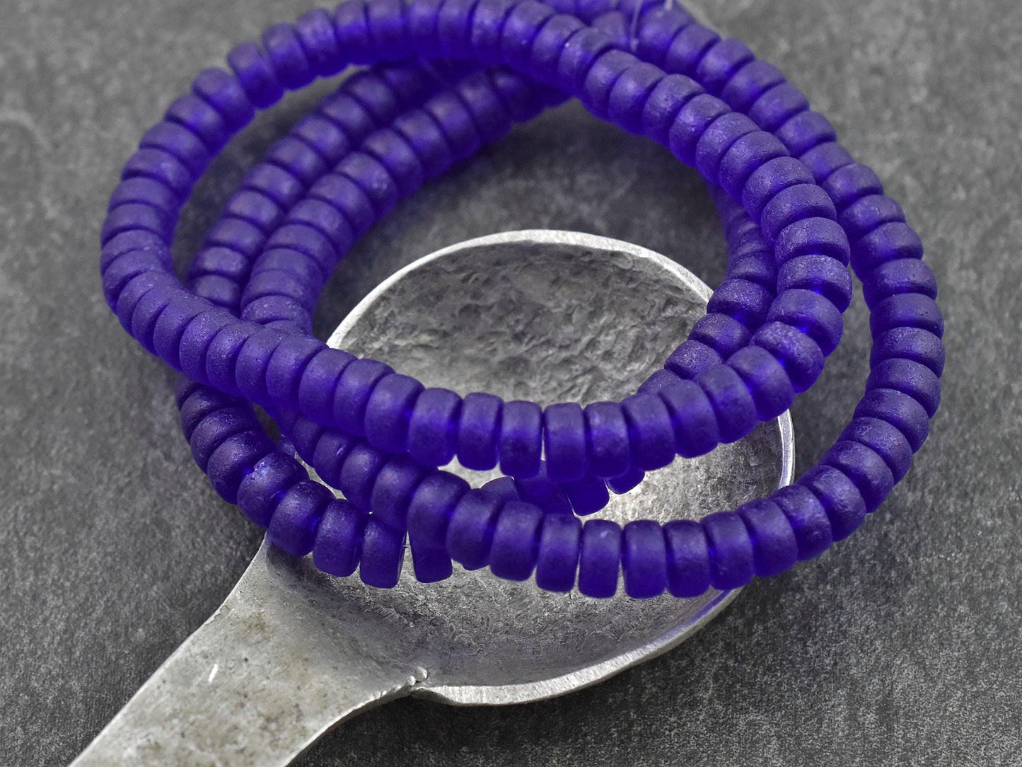 Czech Glass Beads - Spacer Beads - Heishi Beads - Picasso Beads - Rondelle Beads - 6x3mm - 50pcs - (A736)