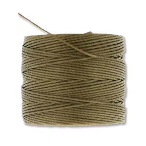 S-LON BEAD CORD DARK TAN 77YD