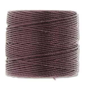 S-Lon Bead Cord - Superlon Bead Cord - Knotting Cord - Macrame Cord - 77 Yard Spool - TEX210 - Eggplant - (2334)