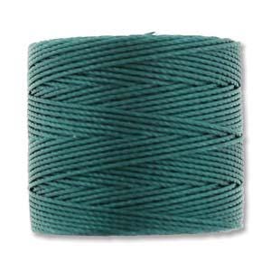 S-Lon Bead Cord - Superlon Bead Cord - Knotting Cord - Macrame Cord - 77 Yard Spool - TEX210 - Forest Green - (3502)