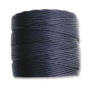 S-Lon Bead Cord - Superlon Bead Cord - Knotting Cord - Macrame Cord - 77 Yard Spool - TEX210 - Navy - (B264)