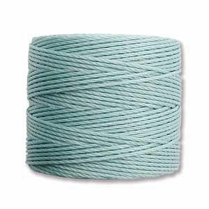 S-Lon Bead Cord - Superlon Bead Cord - Knotting Cord - Macrame Cord - 77 Yard Spool - TEX210 - Mint Turquoise - (4384)