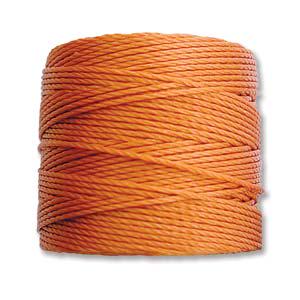 S-Lon Bead Cord - Superlon Bead Cord - Knotting Cord - Macrame Cord - 77 Yard Spool - TEX210 - Rust - (B259)