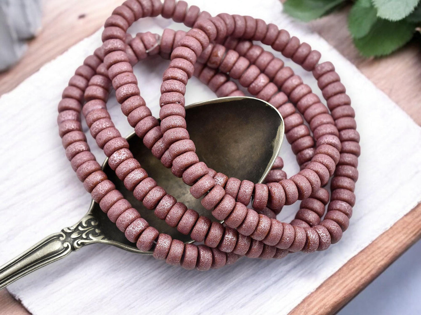 Czech Glass Beads - Spacer Beads - Heishi Beads - Picasso Beads - Rondelle Beads - 6x3mm - 50pcs - (A129)