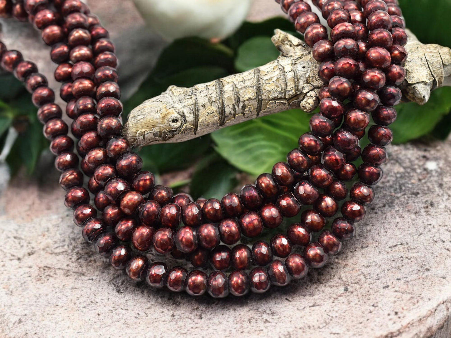 RARE Freshwater Pearls - Pearl Beads - Rondelle Pearls - Pearl Spacers - 5x6mm - 16 inch strand - (2830)