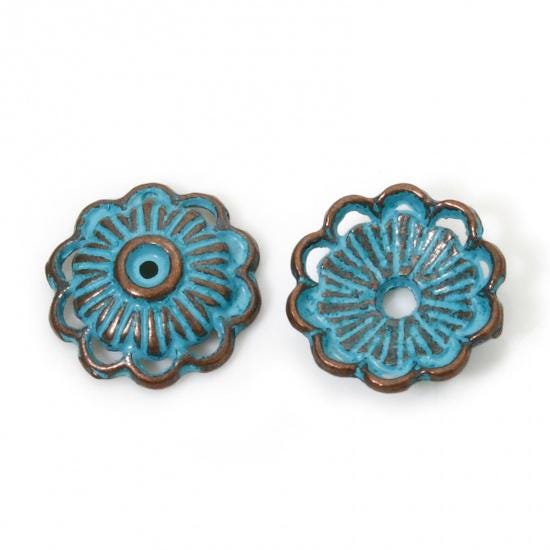 Metal Bead Caps - Patina Bead Caps - Copper Bead Caps - 8mm Bead Caps - Metal Beads - Copper Spacers - Spacer Beads - 200pcs - (2035)