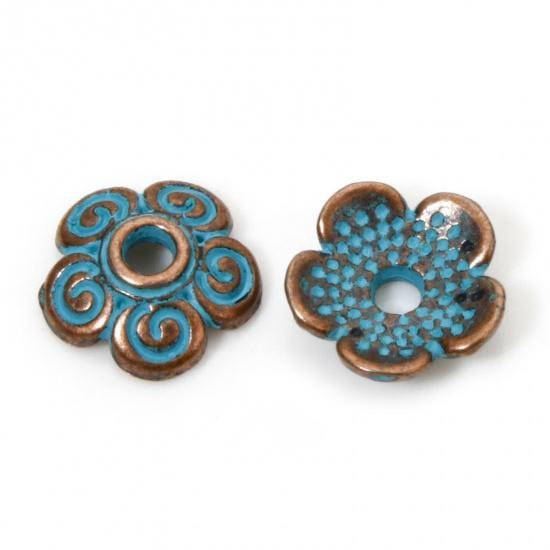 Metal Bead Caps - Patina Bead Caps - Copper Bead Caps - 8mm Bead Caps - Metal Beads - Copper Spacers - Spacer Beads - 200pcs - (B563)