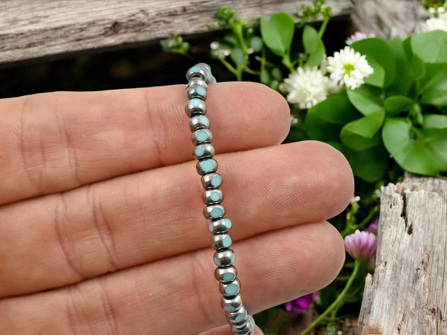 Seed Beads - Picasso Beads - Czech Glass Beads - Trica Beads - Size 6 Beads - 4x3mm - 50pcs - (2525)