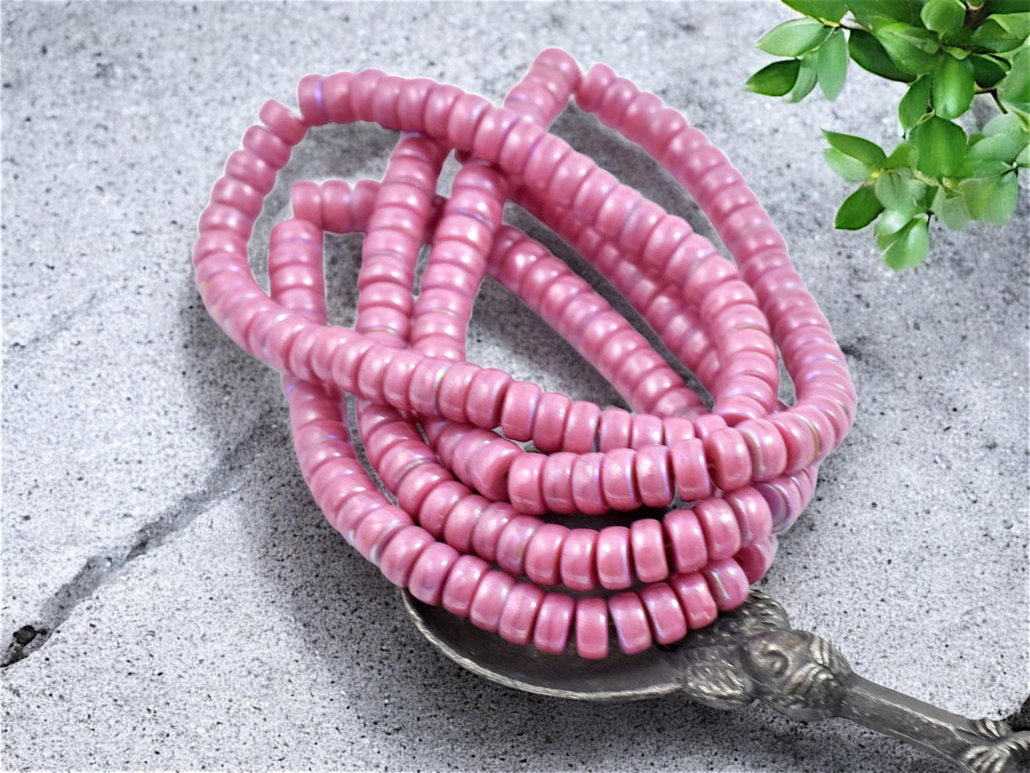 Picasso Beads - Czech Glass Beads - Heishi Beads - Spacer Beads - Rondelle Beads - 6x3mm - 50pcs - (4917)