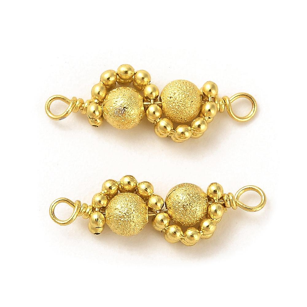 Connector Links - Gold Connectors - Gold Links - Jewelry Links - 20x7mm - 10pcs - (3477)