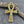 62x43mm Brass Ankh Cross Pendant