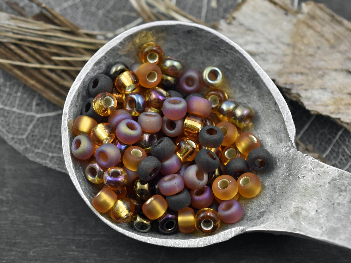 20G Wheatberry Mix Miyuki 6/0 Seed Beads