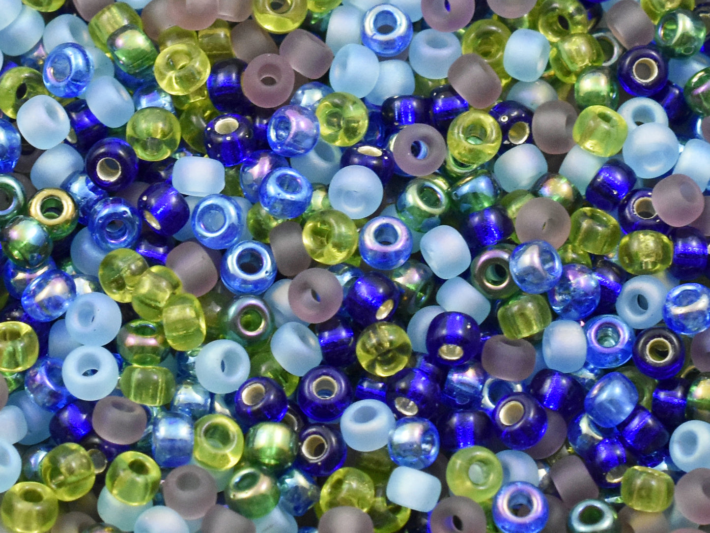 20G Gemtones Mix Miyuki 6/0 Seed Beads