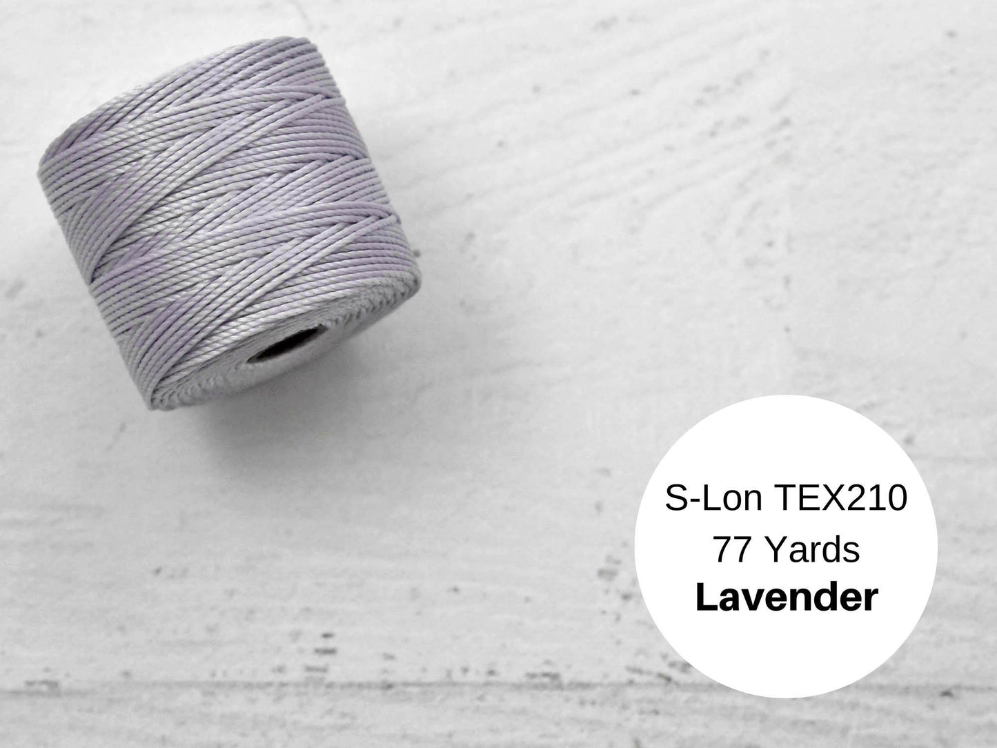 S-LON BEAD CORD LAVENDER 77YD (SLBC-LA)