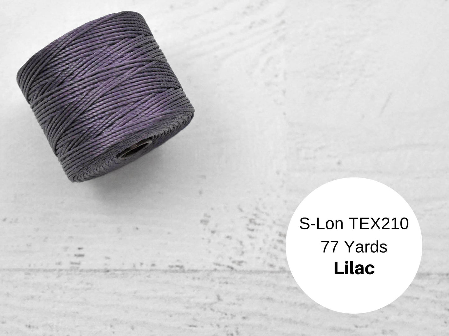 S-LON BEAD CORD LILAC 77YD (SLBC-LI)