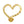 Heart Pendant - Metal Pendant - Matte Gold - Gold Pendant - Hammered Pendant - 49x48mm (136)