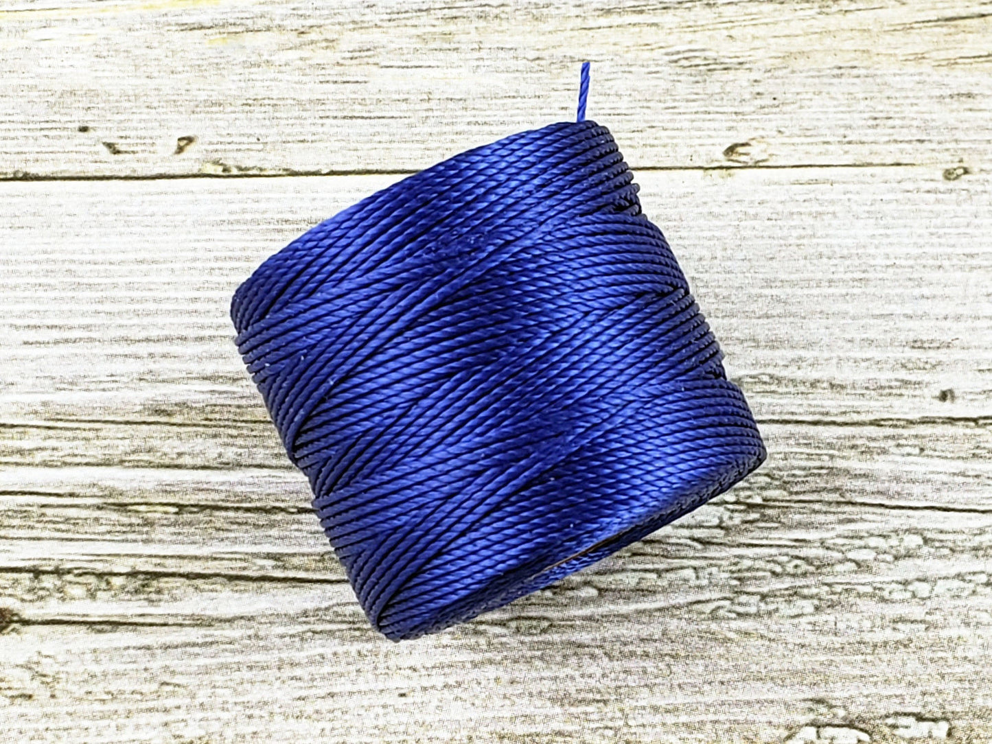 S-Lon Bead Cord - Superlon Bead Cord - Knotting Cord - Macrame Cord - 77 Yard Spool - TEX210 - Capri Blue (4690)
