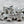 *20* 8x7mm Antique Silver Flattened Column Beads