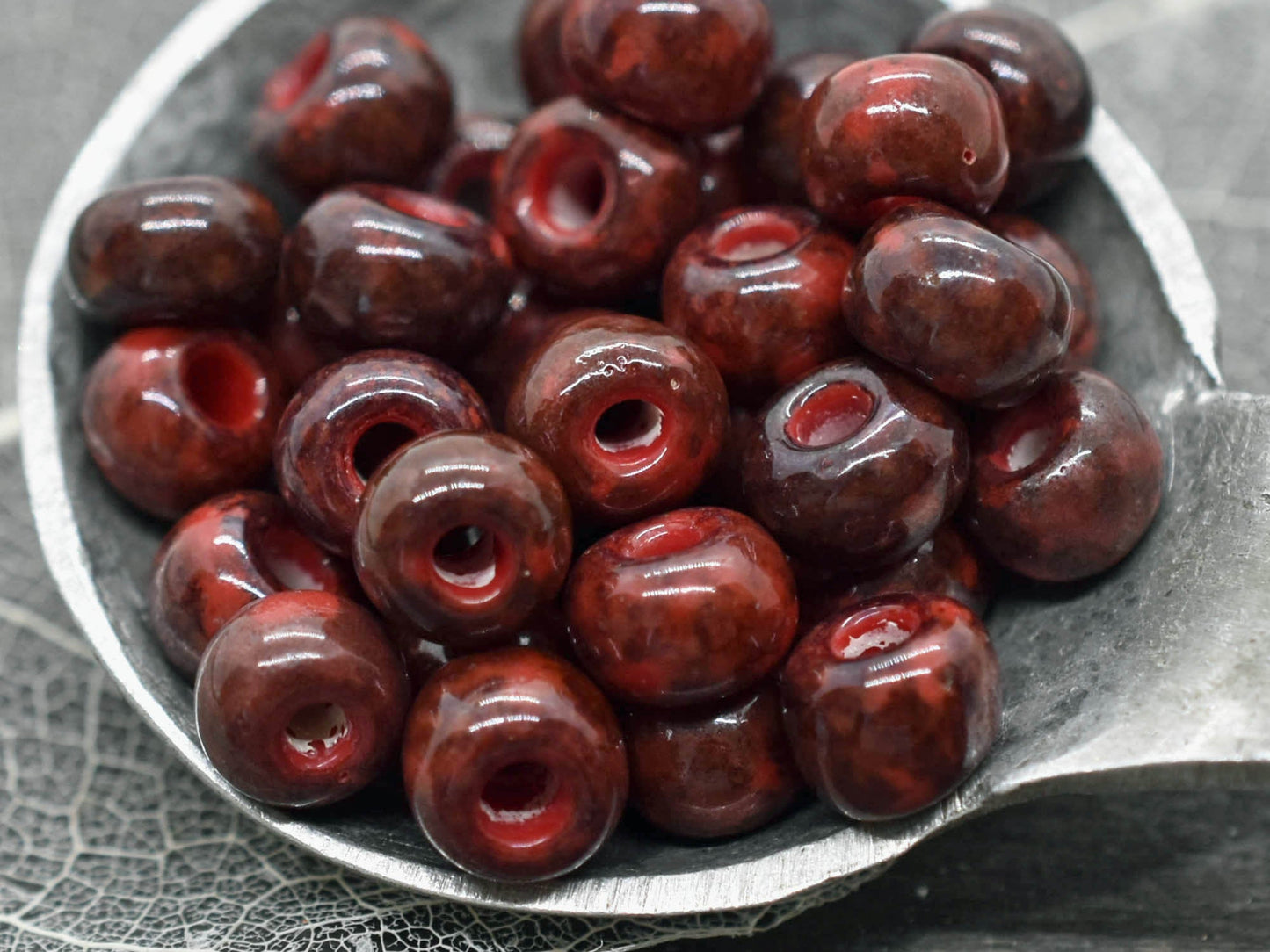 Picasso Seed Beads - Large Seed Beads - Czech Glass Beads - 32/0 Seed Beads - Approx 45 Beads - 20 grams (B583)