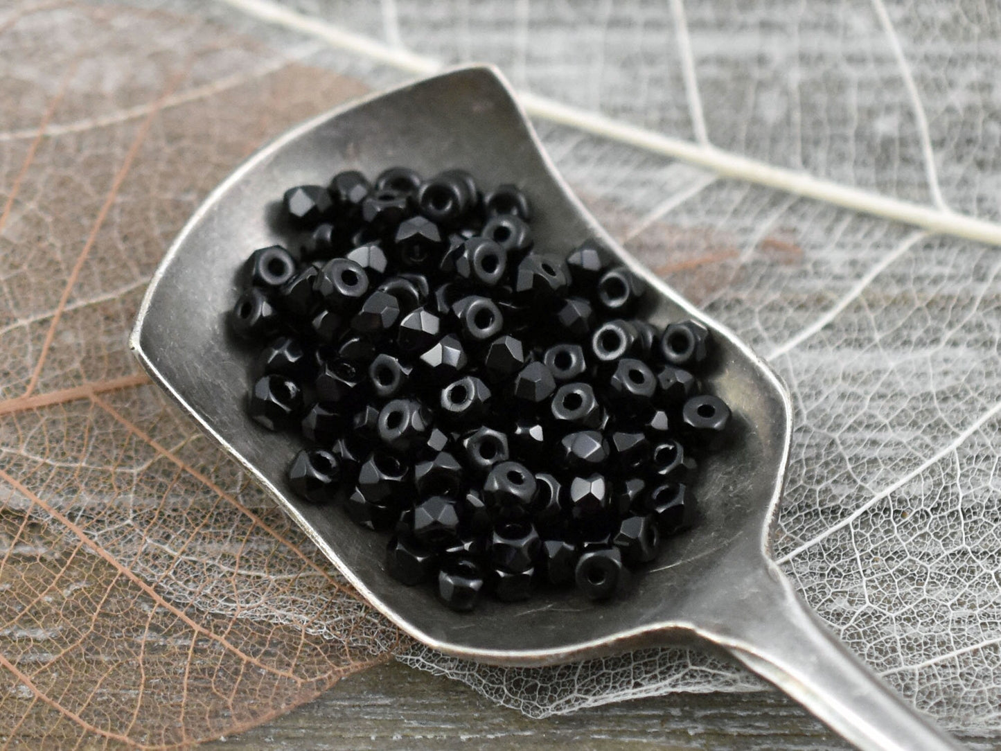 Czech Glass Beads - Micro Spacers - Spacer Beads - Glass Spacers - 2x3mm - 100pcs - (1363)