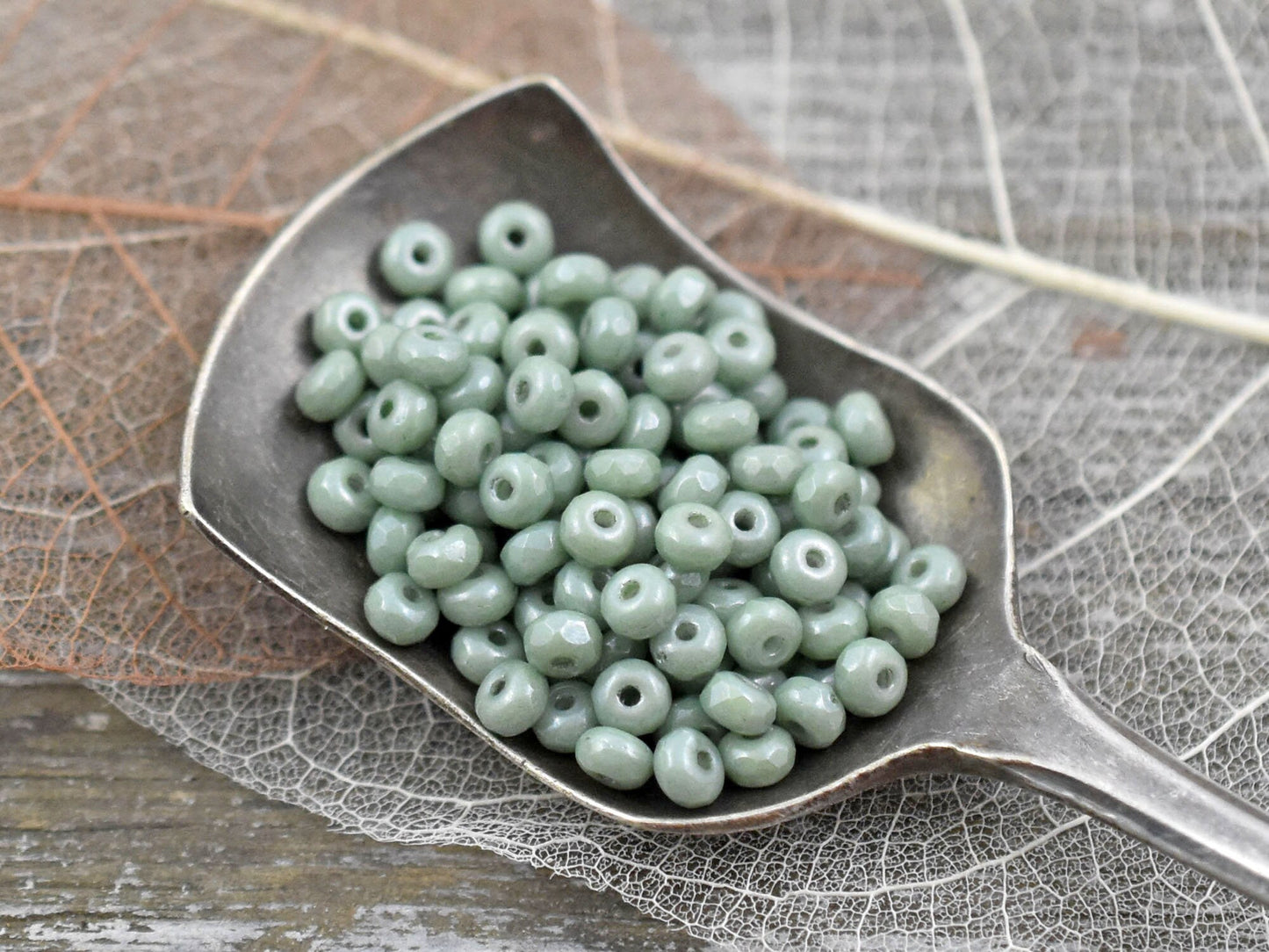 Czech Glass Beads - Micro Spacers - Spacer Beads - Glass Spacers - 2x3mm - 100pcs - (5480)