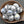 Czech Glass Beads - Saturn Beads - Chunky Beads - Large Glass Beads - 10x12mm - 12pcs - (6089)