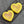 Heart Beads - Czech Glass Beads - Heart Pendant - Heart Focal Bead - 22mm - 4pcs - (4071)