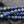 Czech Picasso Beads - Central Cut Beads - Czech Glass Beads - Round Beads - Blue Beads - 19pcs - 8mm - (2342)