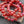 Czech Glass Beads - 8mm Melon Beads - Faceted Melon - Red Beads - Round Beads - 8mm - 20pcs (5864)