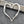 Heart Pendant - Metal Pendant - Silver Pendant - Necklace Pendant - 76x67mm - 1pc - (4628)