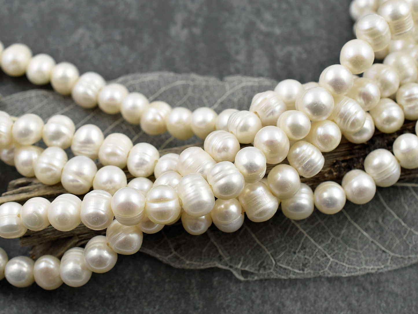 Freshwater Pearls - Large Hole Pearls - Large Hole Beads - Pearl Beads - Baroque Pearl Beads - 10mm - 8 inch strand - (A723)