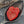 Heart Beads - Czech Glass Beads - Red Heart Bead - Heart Pendant - Heart Focal Bead - 22mm - 4pcs - (A445)