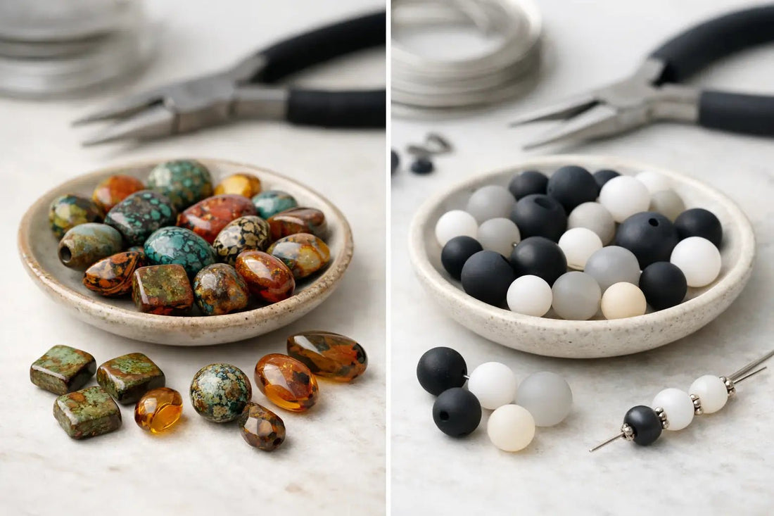 Picasso Beads vs Matte Beads for Jewelry Design