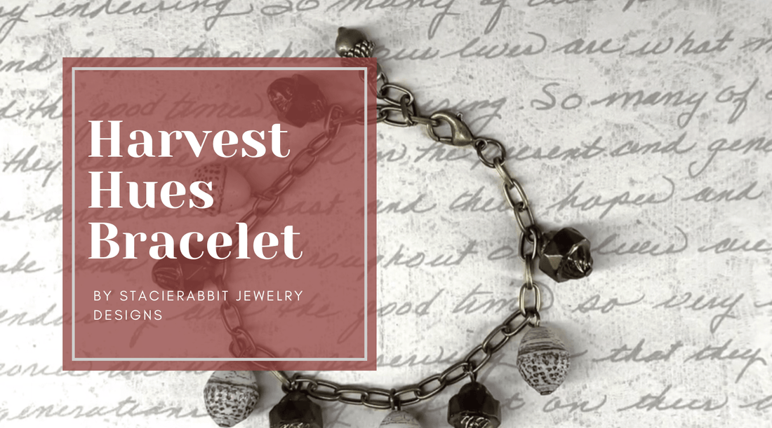 October Harvest Hues - Bracelet Design by Stacierabbit Jewelry Designs