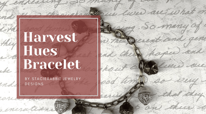 October Harvest Hues - Bracelet Design by Stacierabbit Jewelry Designs