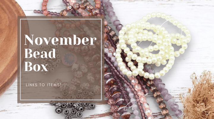 November 2025 Bead Box -- "Blushing Amethyst"