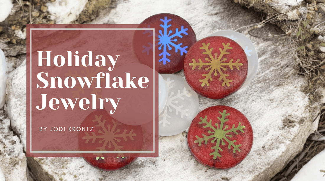 Holiday Snowflake Beaded Jewelry by Jody Krontz