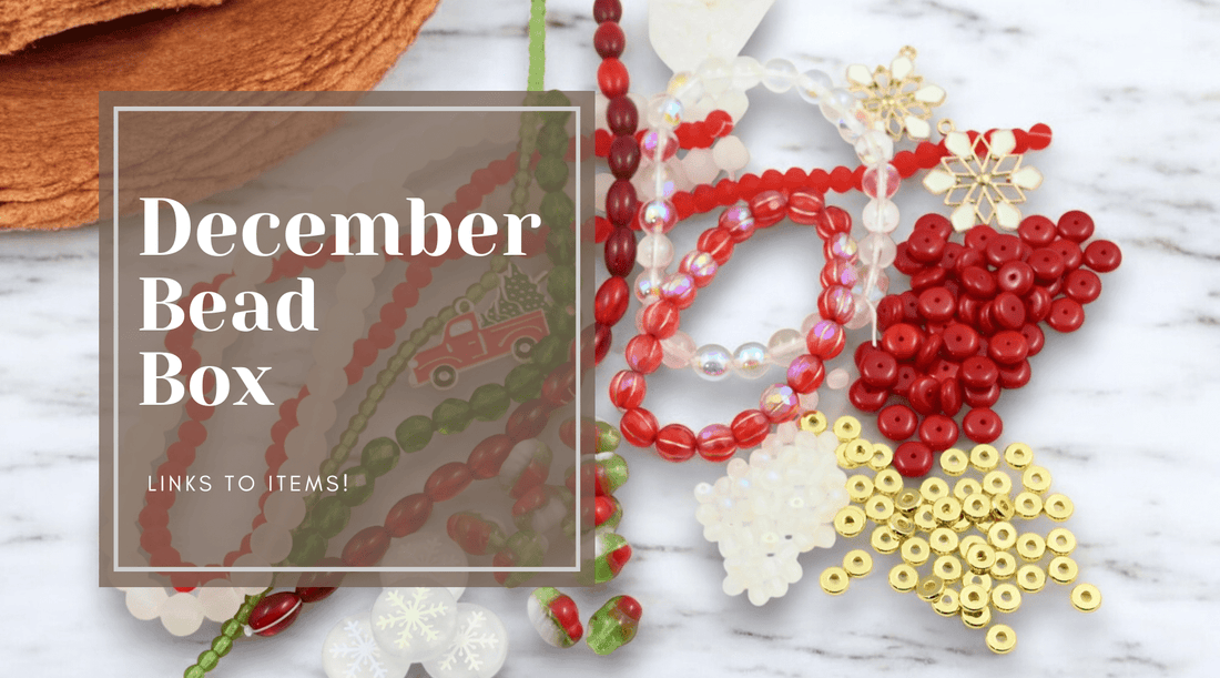 December 2025 Bead Box -- "Holly + Pine"