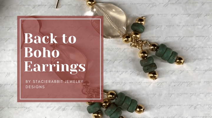 Back to Boho Earrings by Stacierabbit Jewelry Designs