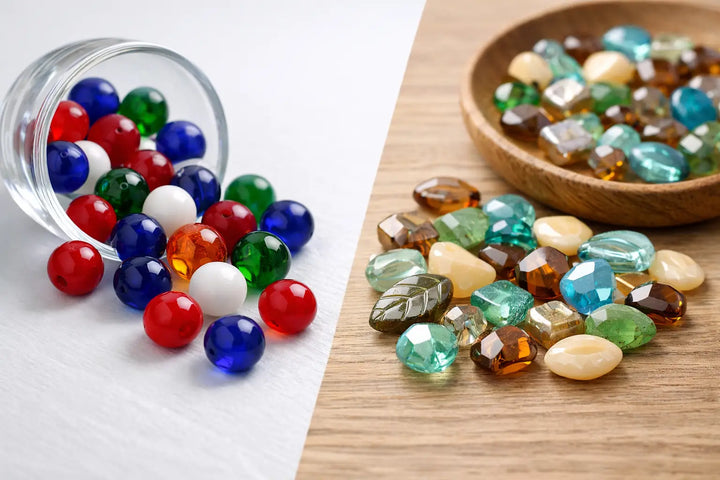 Czech Druk Versus Pressed Beads: What Changes?