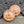 *2* 20mm Pink Washed Beige Alabaster Sailboat Coin Beads