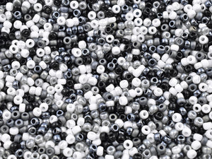 20g Monochrome Mix Miyuki 6/0 Seed Beads