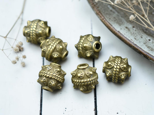 *30* 11x10mm Antique Bronze Drum Beads